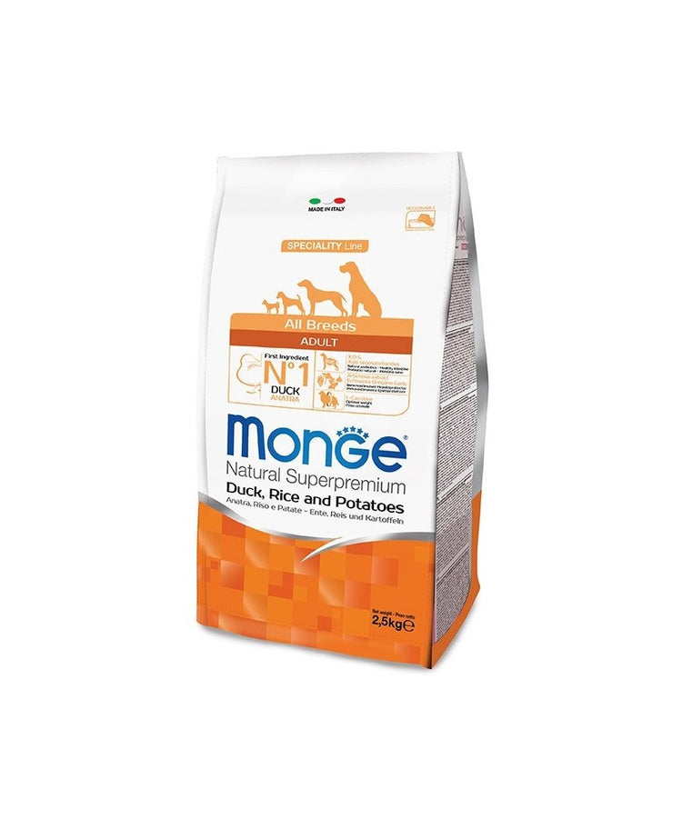 Monge 2,5kg All Breeds Anatra E Patate