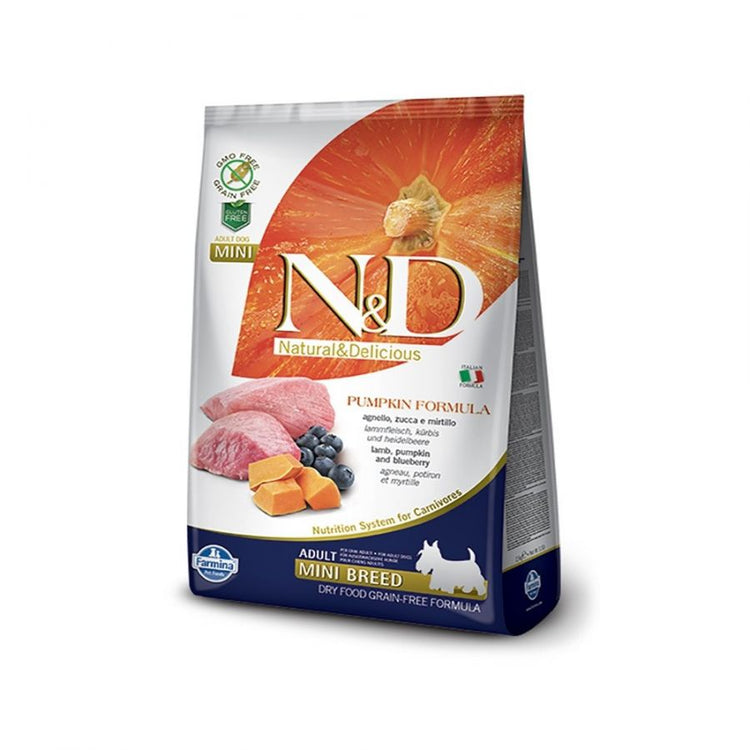 N&d Zucca Agnello Min 2,5kg