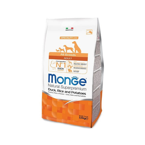 Monge 2,5kg All Breeds Anatra E Patate
