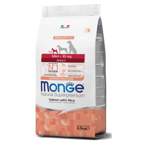 Monge 2,5kg Mini Adulto Salmone
