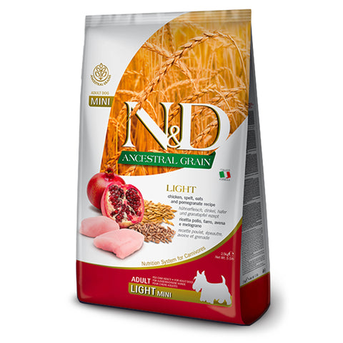 N&d Anc. Pollo Light Min 2,5kg