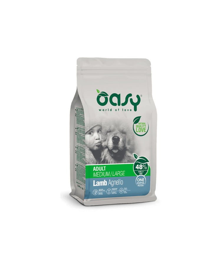Oasy Medium Large 2,5kg Agnello